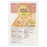 Sainsbury's garlic coriander naan bread 260g - British product