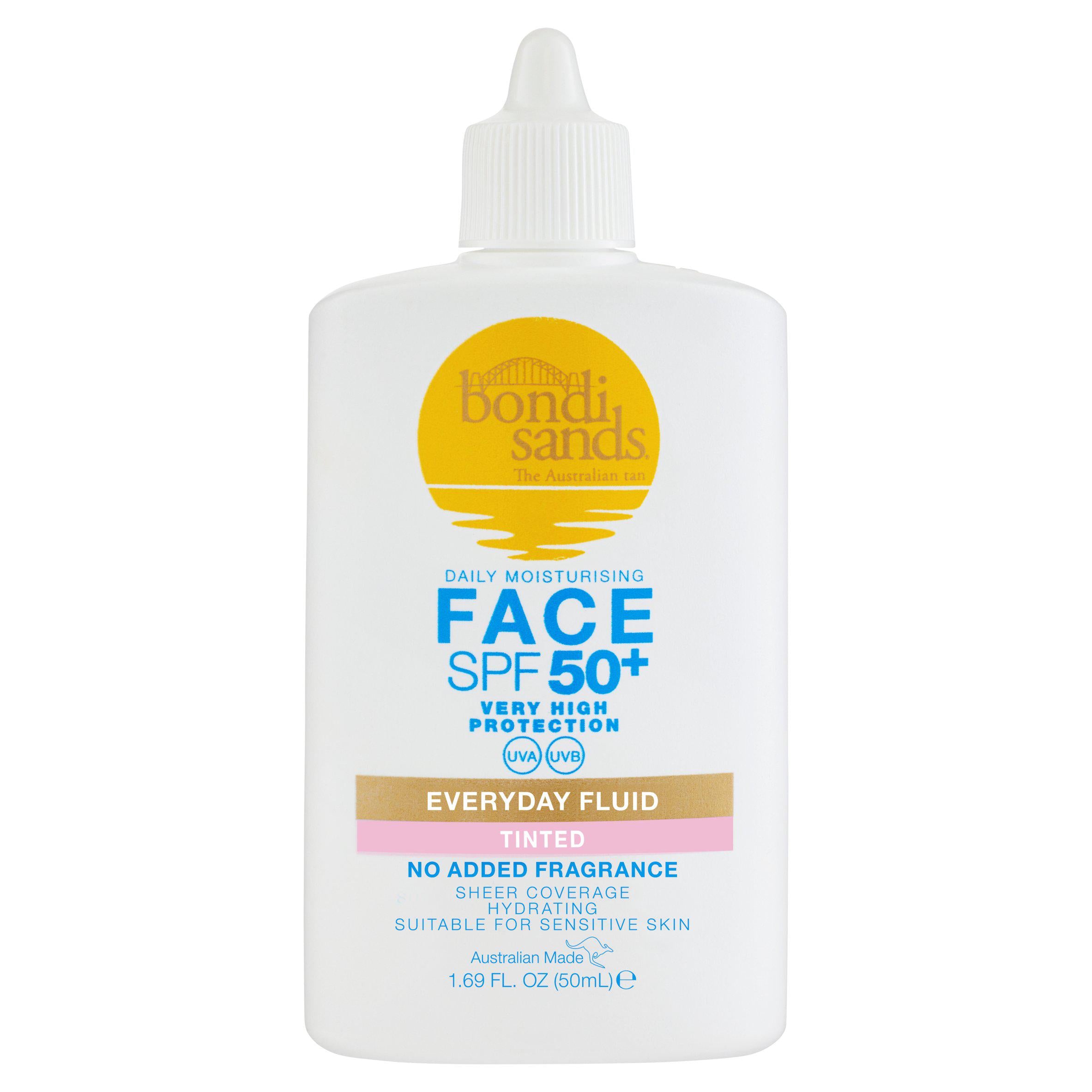 Bondi Sands SPF 50+ tinted sunscreen fluid 50ml, UK version