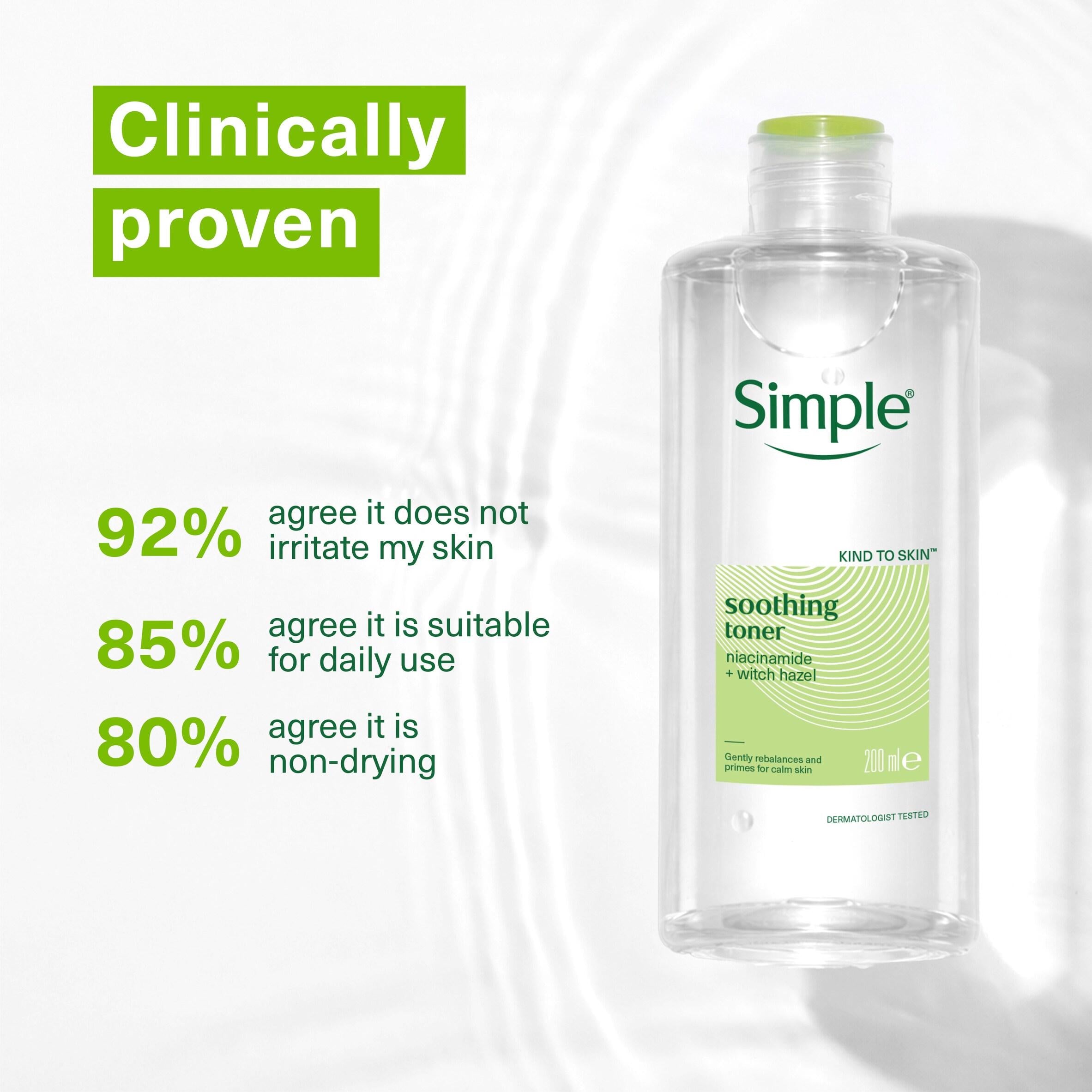 Simple Soothing Toner 200ml (British brand)
