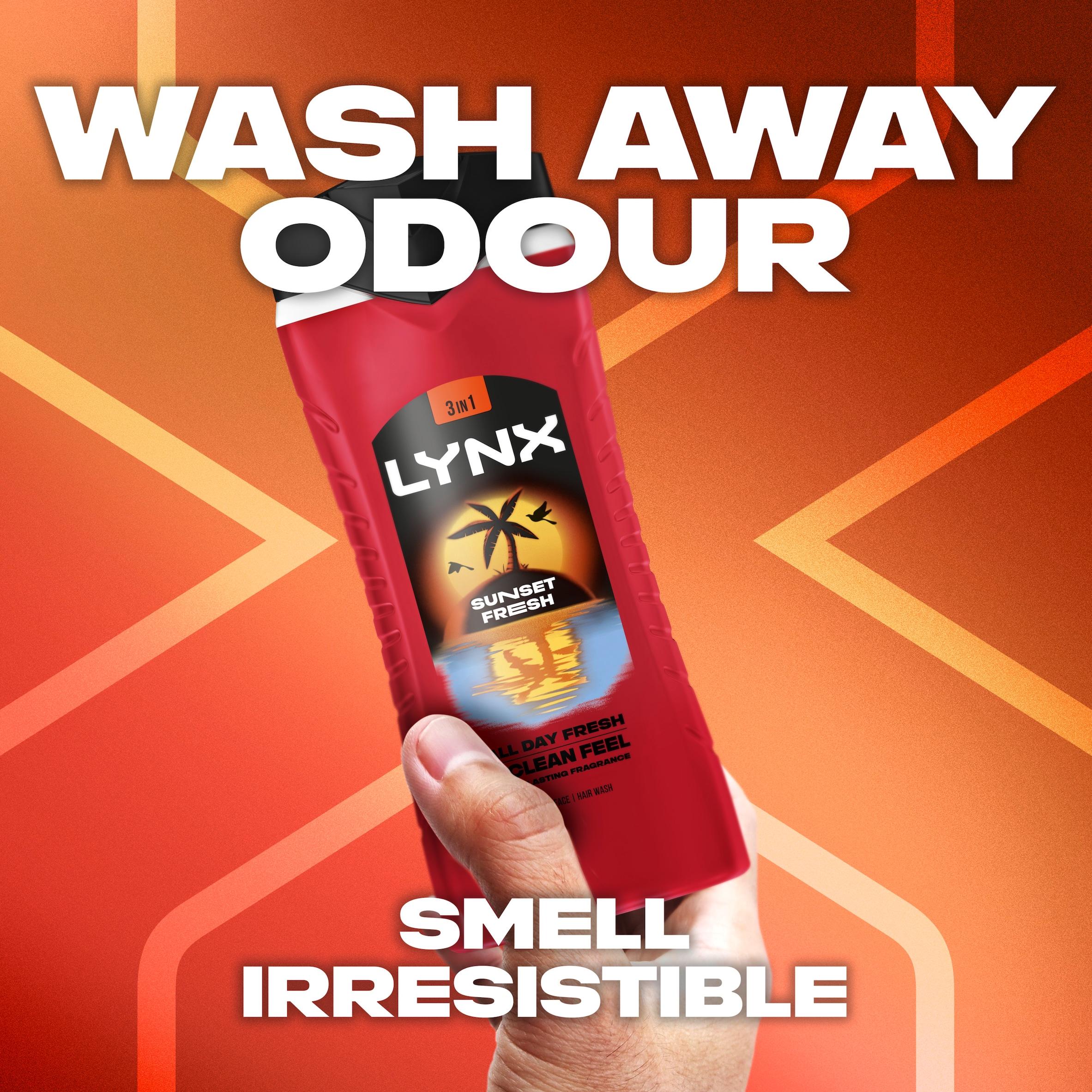 Lynx Sunset Fresh shower gel 225ml (British brand)
