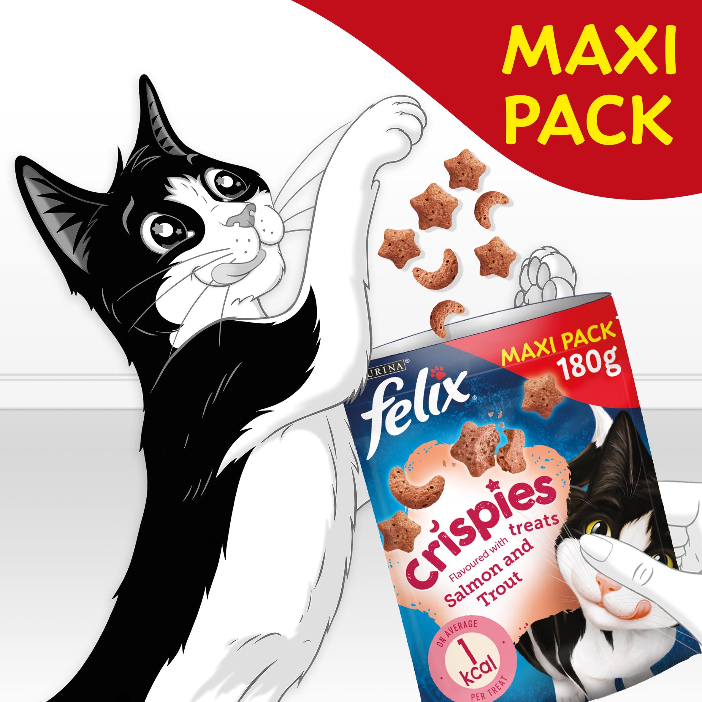 Felix salmon and trout cat treats 180g - British product