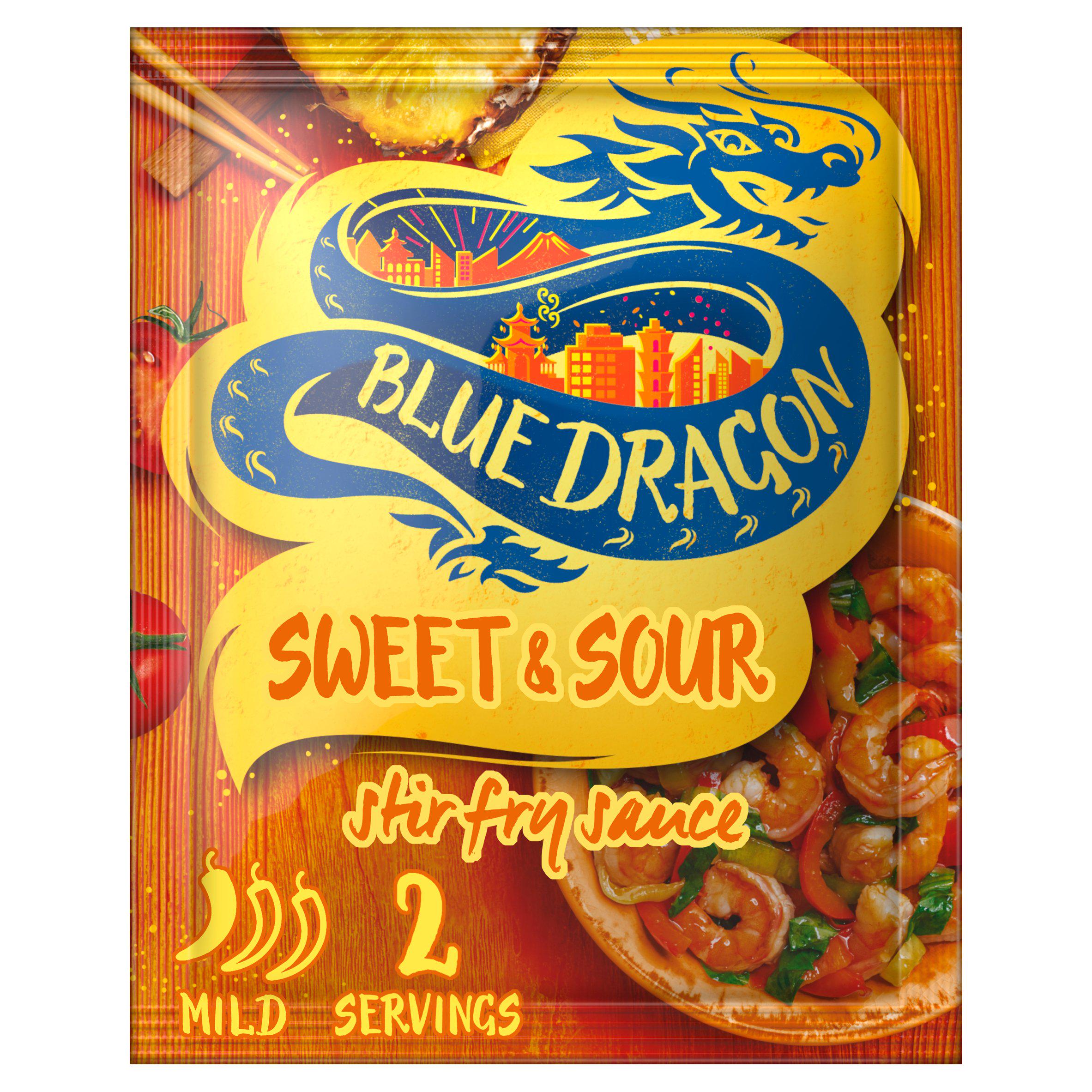 Blue Dragon sweet and sour stir fry sauce 120g, UK version