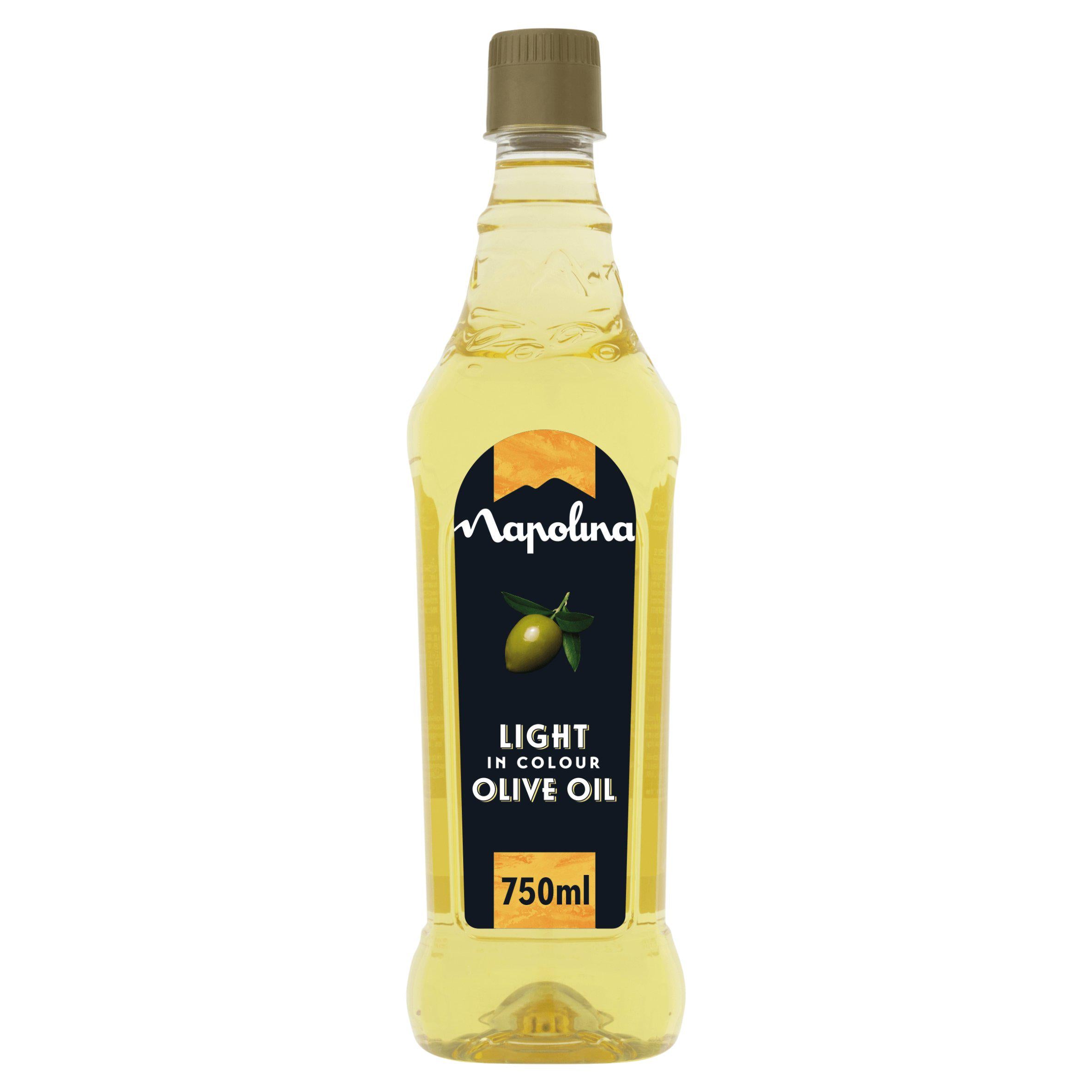 Napolina light in colour olive oil 750ml, imported from the UK