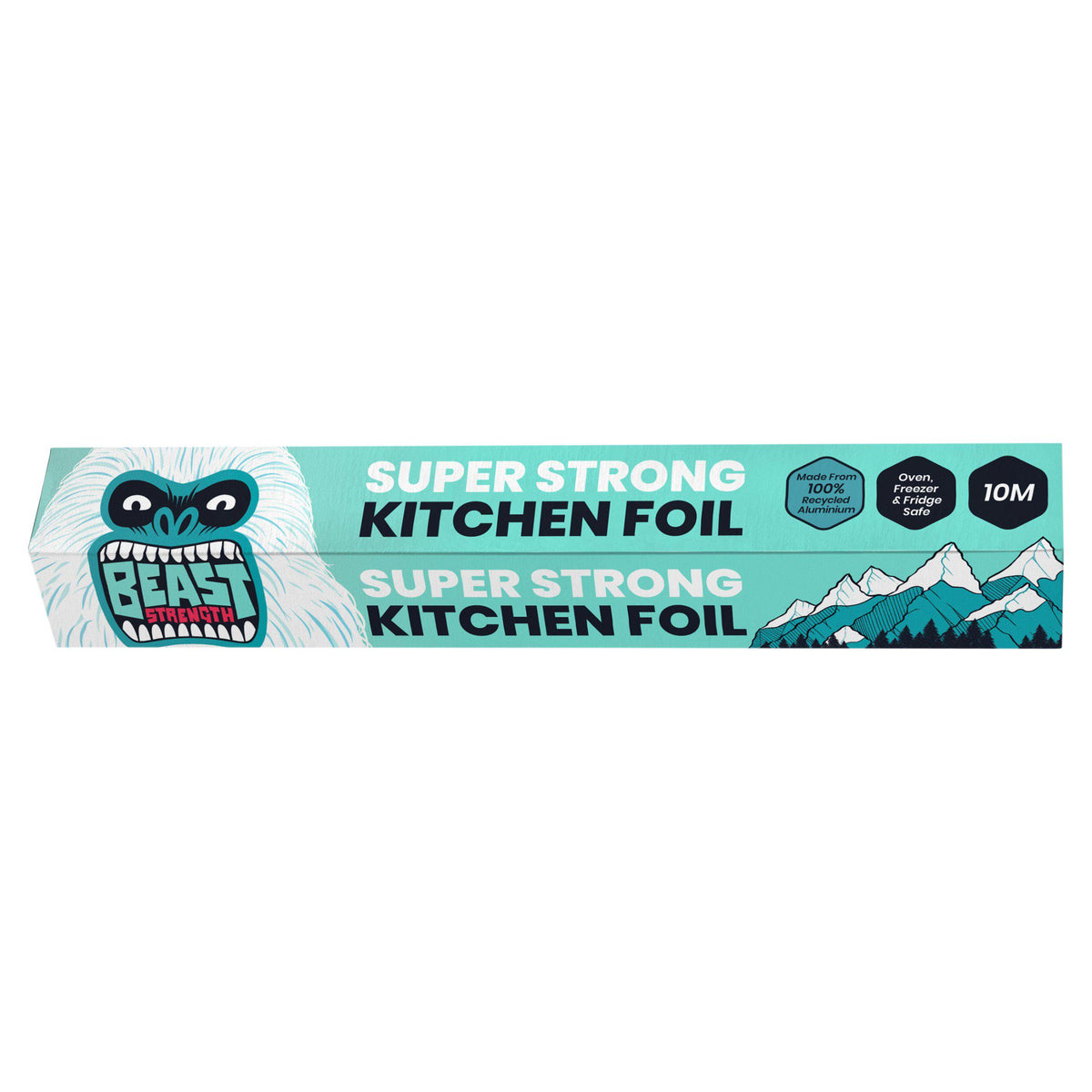 Beast super strong kitchen foil 10m roll (British brand)