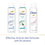 Dove classic antiperspirant deodorant spray 150ml - British product
