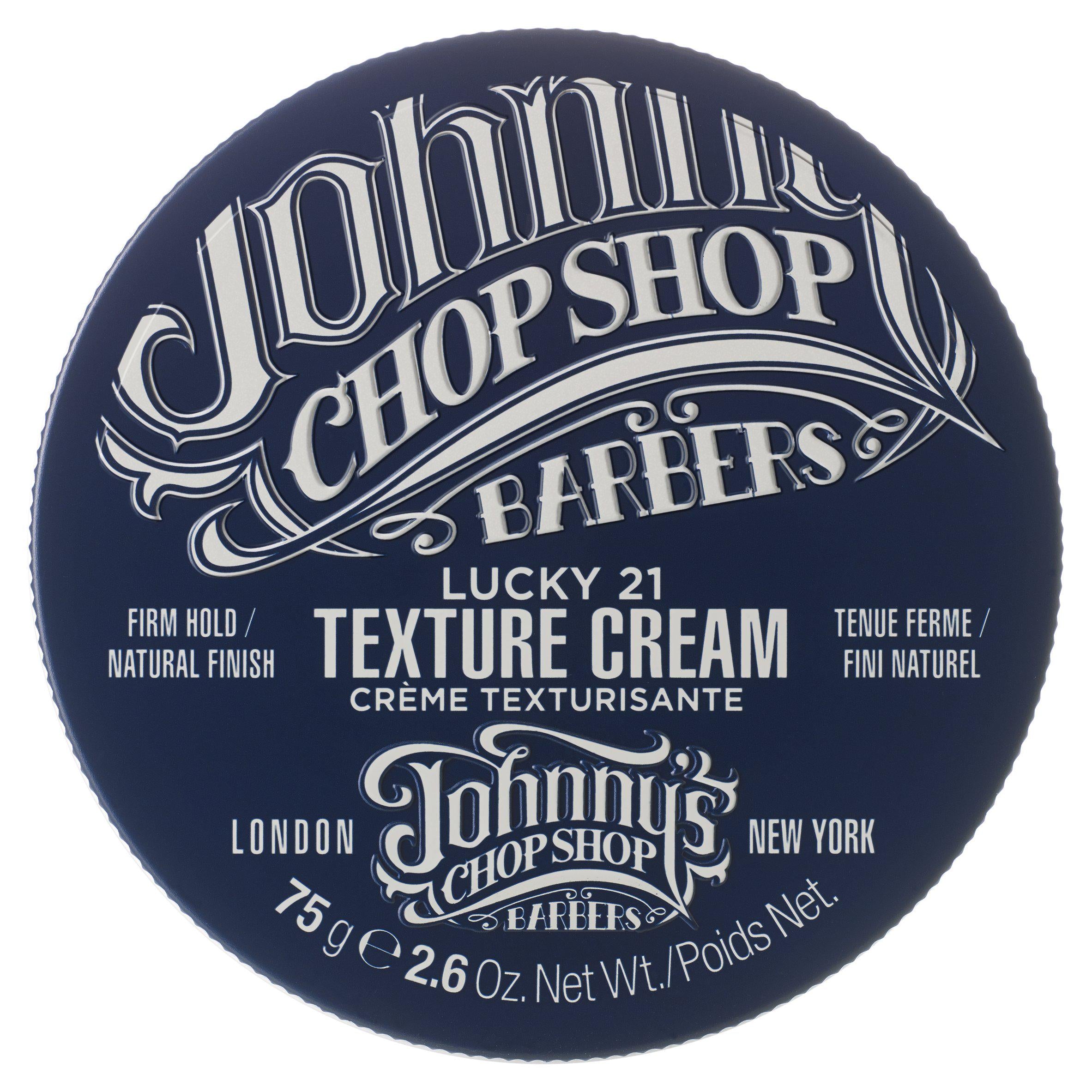 Johnny's Chop Shop Barbers Lucky 21 texture cream 75g, UK version