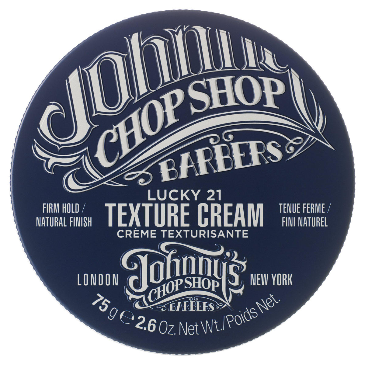 Johnny's Chop Shop Barbers Lucky 21 texture cream 75g, UK version