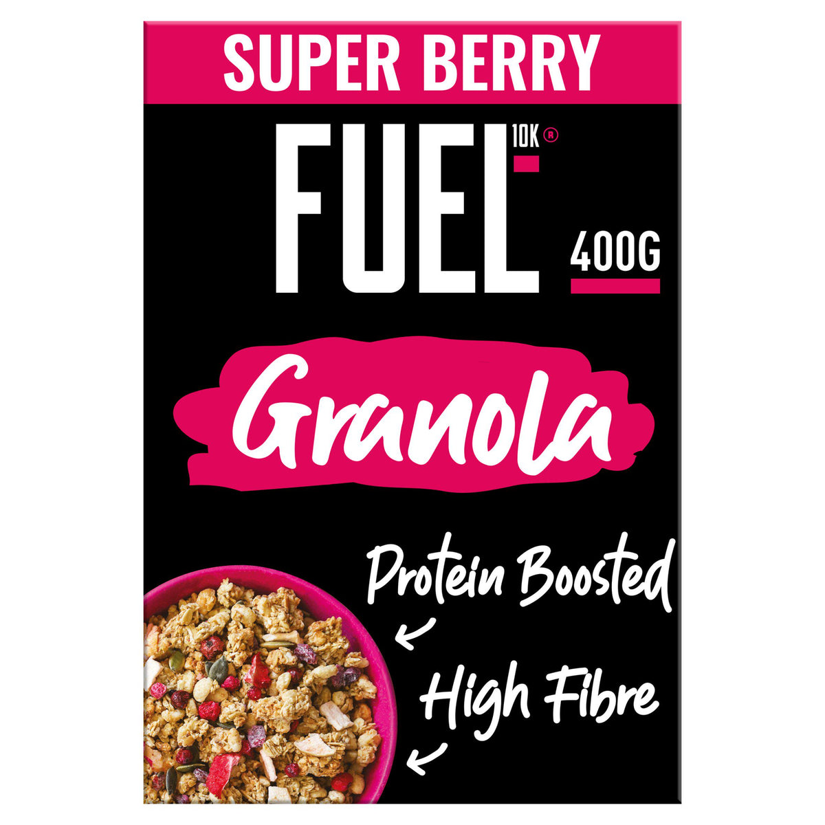 FUEL10K super berry protein granola 400g - British product