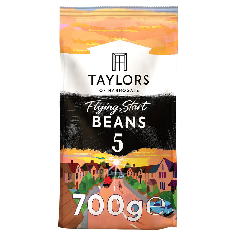 Taylors of Harrogate Flying Start Roast Coffee Beans 700g (British brand)
