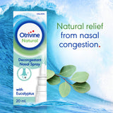 Otrivine natural decongestant nasal spray 20ml, imported from the UK