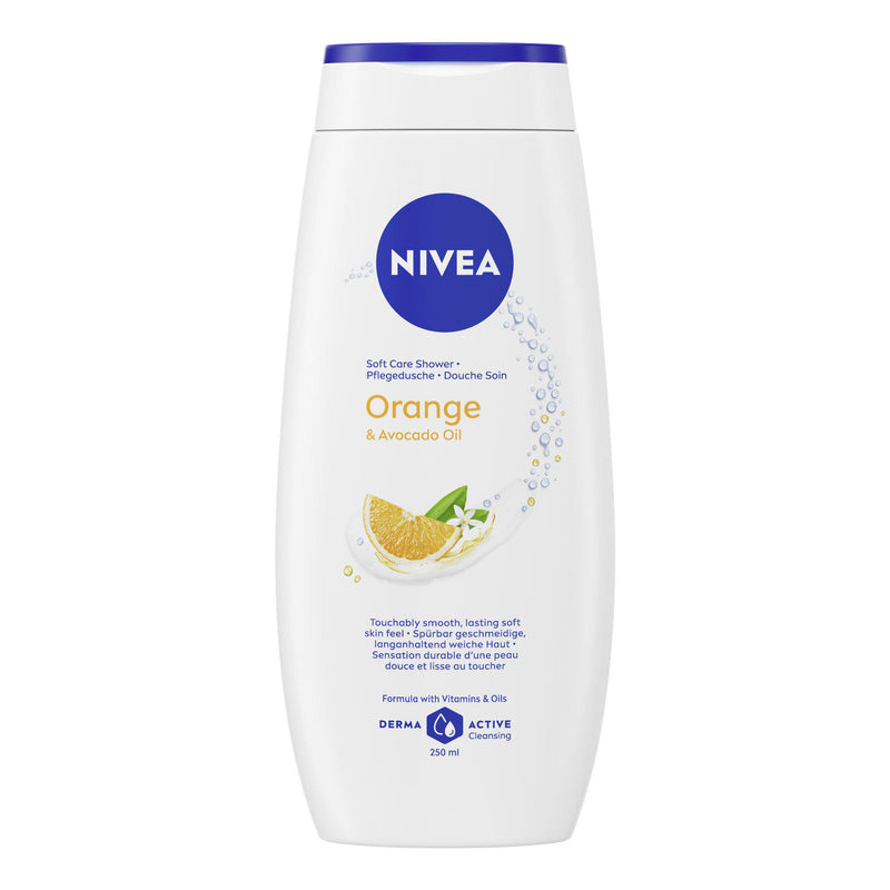 Nivea indulgent moisture orange shower gel 250ml, UK version