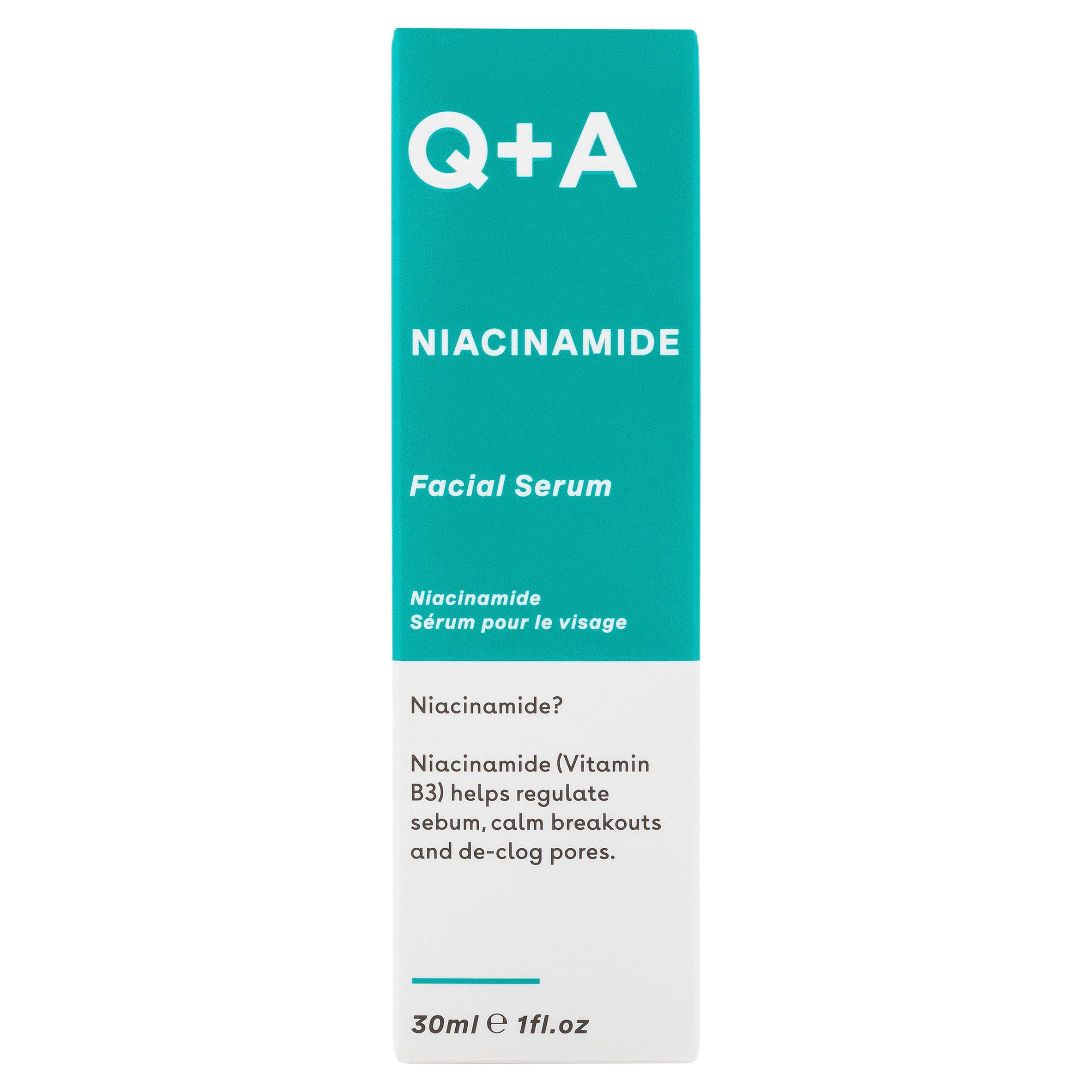 Q + A niacinamide facial serum 30ml (British brand)