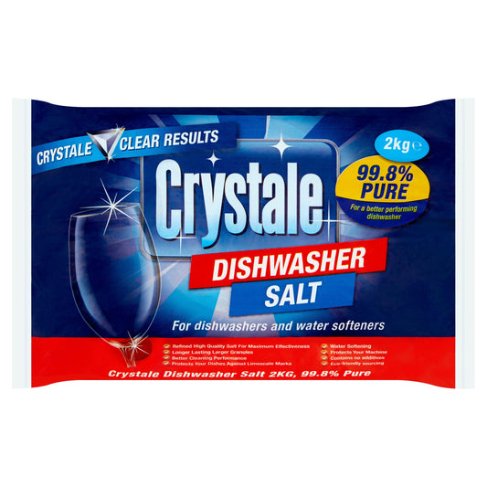 Crystale Dishwasher Salt 2kg GOODS Sainsburys   