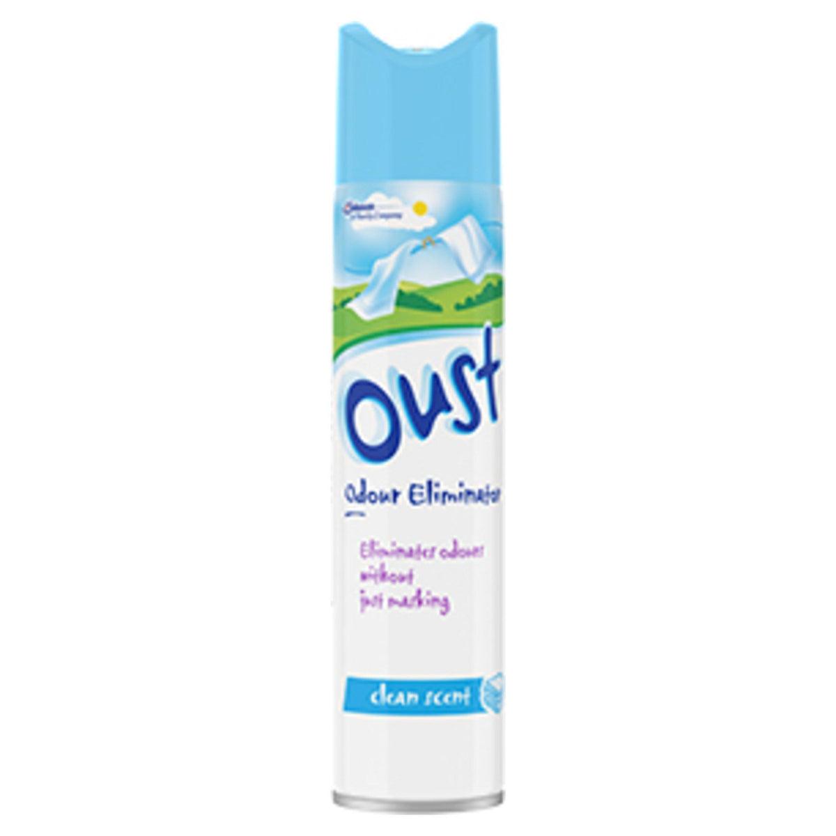 Oust Odour Eliminator aerosol air freshener 300ml (British brand)