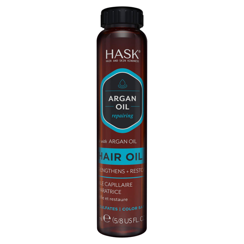 Hask Argan Oil of Morocco repairing hair treatment 18ml bottle, UK version