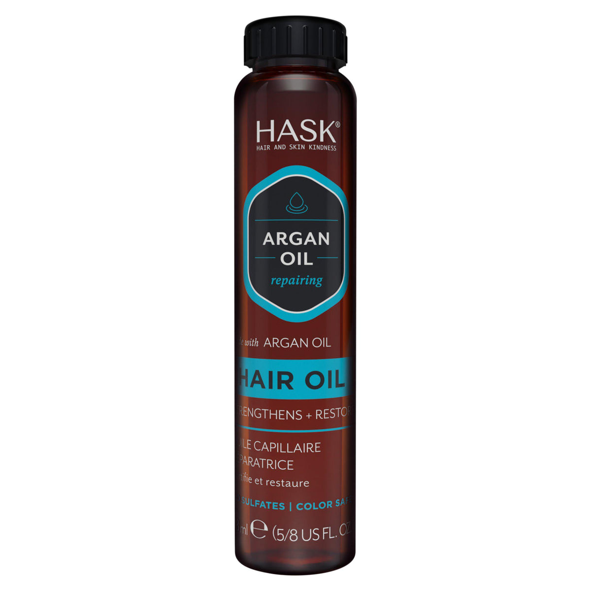Hask Argan Oil of Morocco repairing hair treatment 18ml bottle, UK version