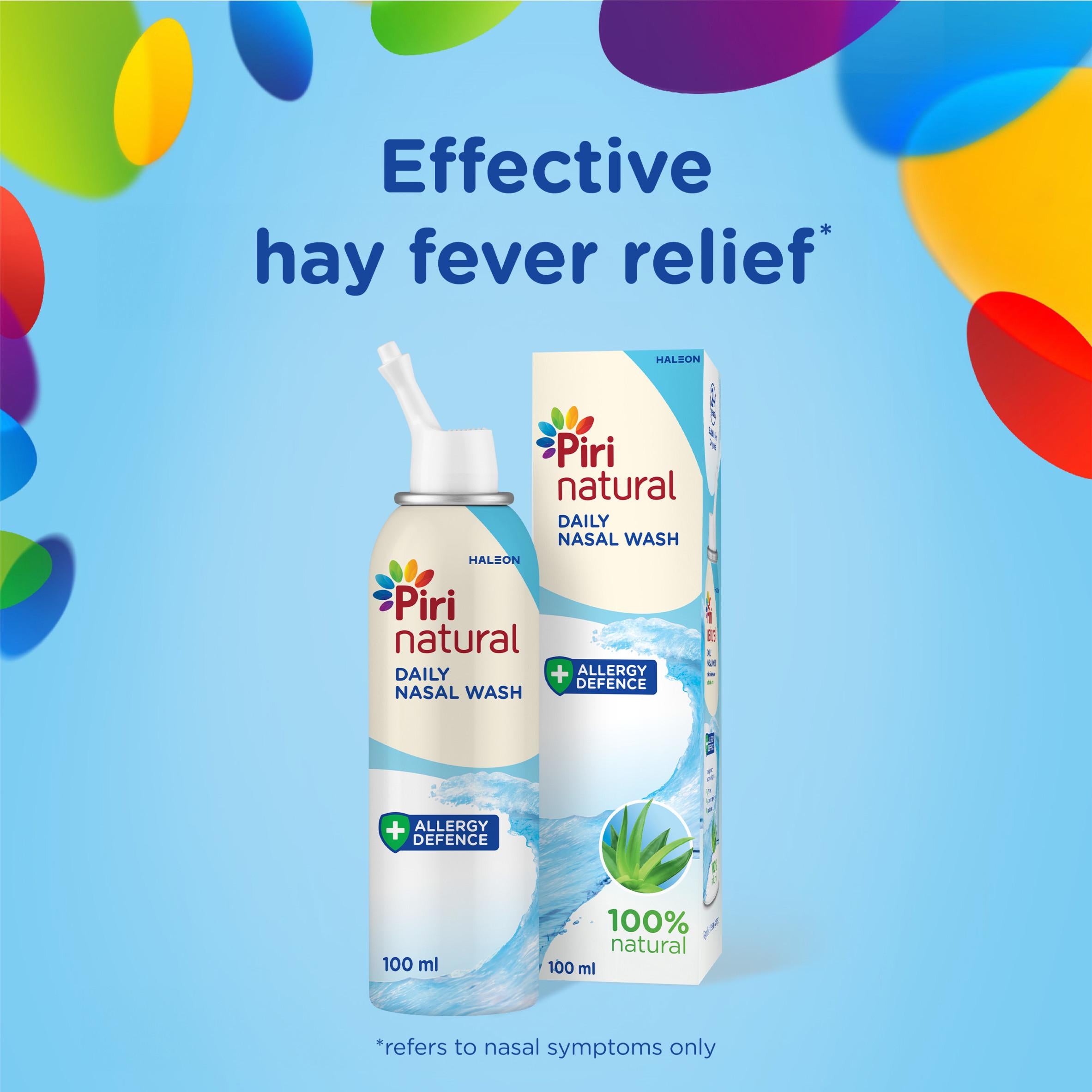 PiriNatural allergy defence nasal spray 100ml - British product