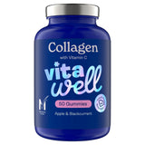 Vitawell collagen gummies apple blackcurrant 50 count (British brand)