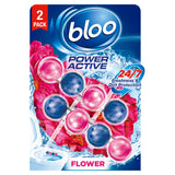 Bloo Power Active flower rim blocks 2x50g, imported from the UK