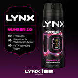 Lynx body spray Number 10 limited edition FIFA 150ml - British product