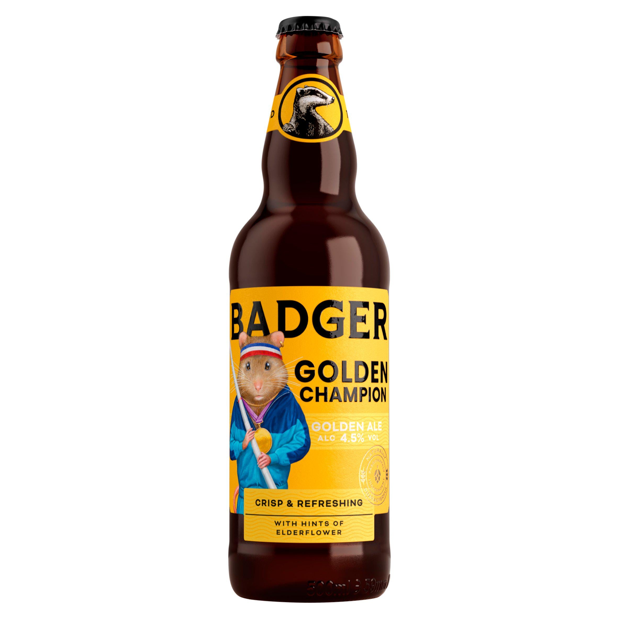 Badger Golden Ale Elderflower 500ml - British product