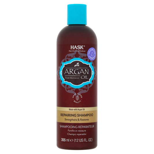 Hask Argan Oil from Morocco Repairing Shampoo 355ml GOODS Sainsburys   