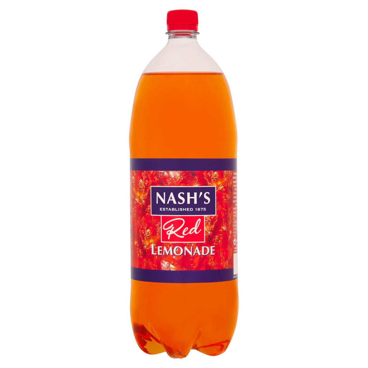 Nash's Red Lemonade 2L carbonated drink, imported from the UK