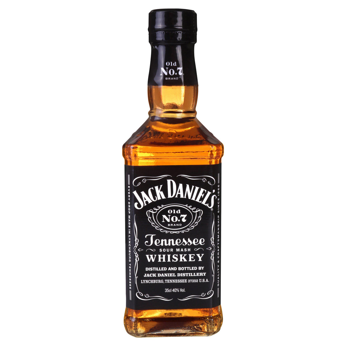 Jack Daniel's Tennessee Whiskey 35cl, imported from the UK