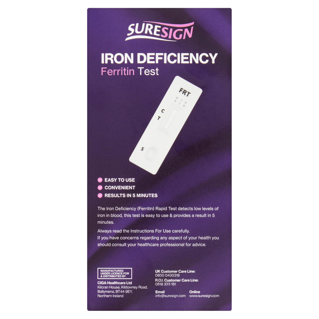 Suresign Iron Deficiency Ferritin Test