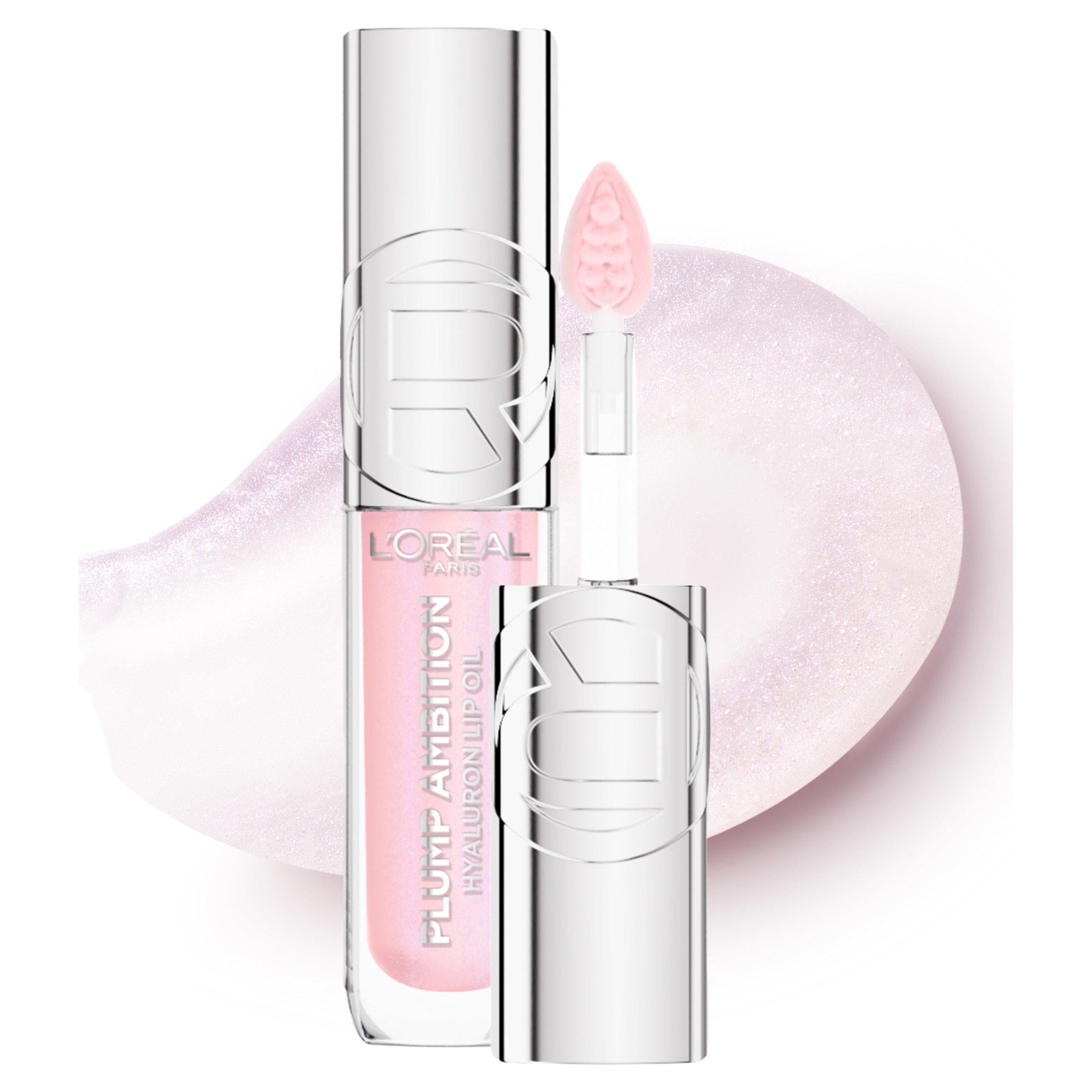 L'Oréal Paris Plump Ambition lip oil 101 Cristal Clear, imported from the UK