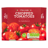 Sainsbury's Italian chopped tomatoes 4-pack 400g each, UK version