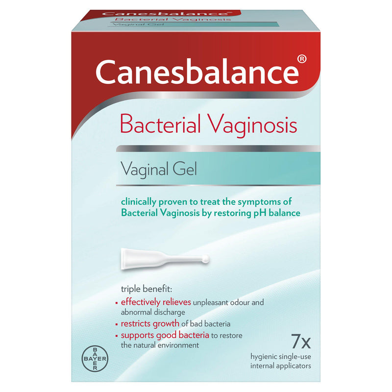 Canesbalance bacterial vaginosis vaginal gel 7 applicators, imported from the UK
