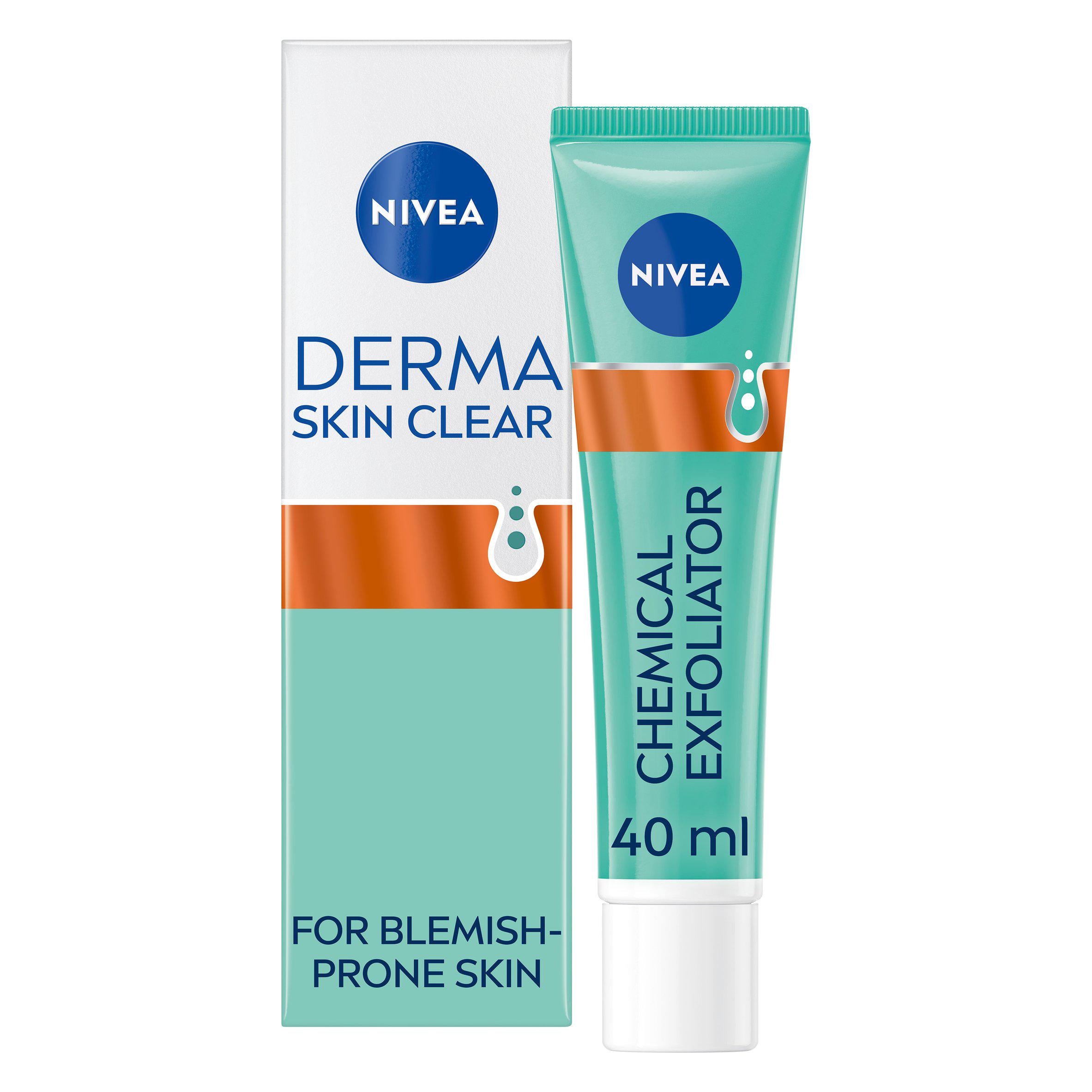 Nivea Derma Skin Clear Night Exfoliator 40ml (British brand)
