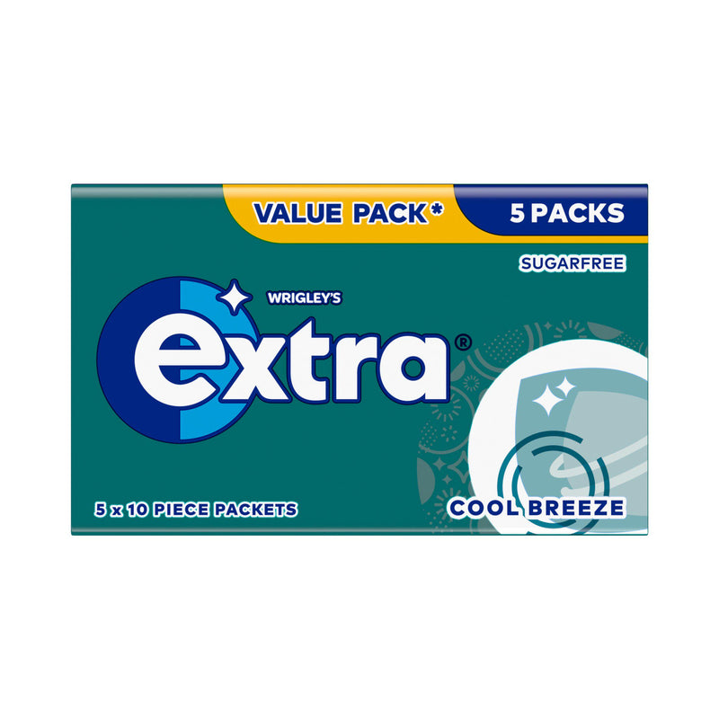 Wrigley's chewing gum multipack Cool Breeze, imported from the UK