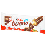 Kinder Bueno milk chocolate hazelnut bar 2x21.5g, UK version