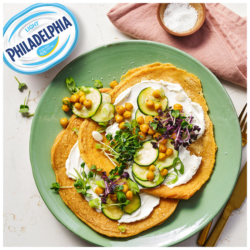 Philadelphia light soft cream cheese 280g, imported from the UK