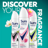 Sure antiperspirant deodorant Bright Bouquet 150ml - British product