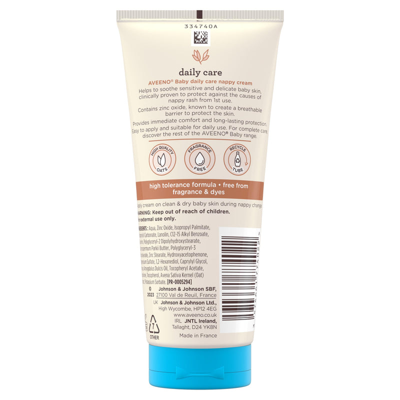 Aveeno Daily Care baby nappy cream 100ml, UK version