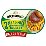 Richmond vegan quarter pounder burgers 227g (British brand)