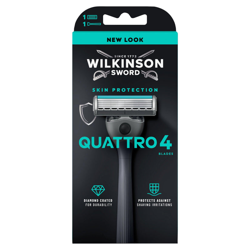 Wilkinson Sword Quattro razor pack (British brand)