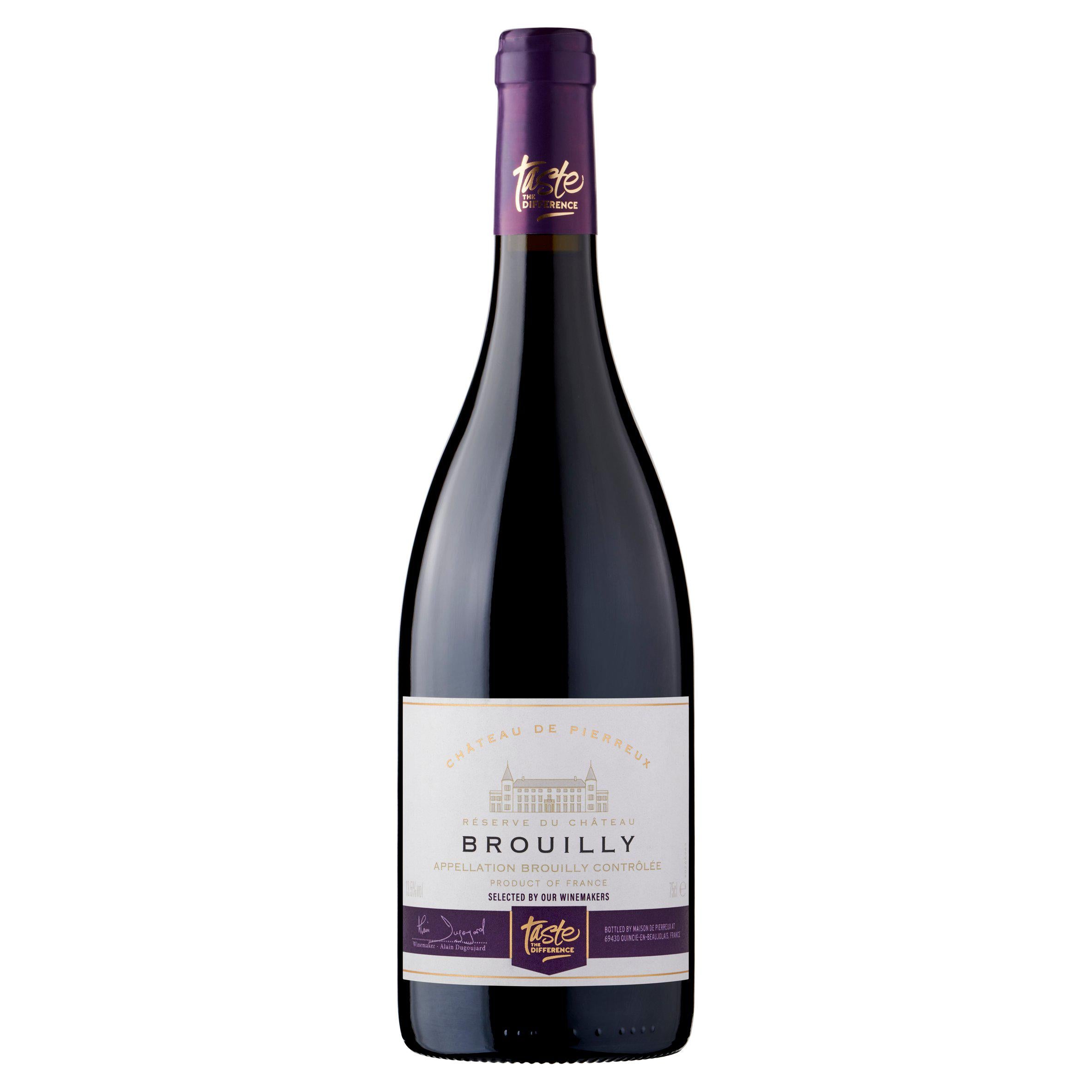 Sainsbury's Brouilly red wine 75cl, UK version
