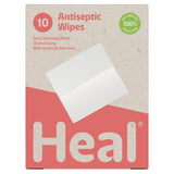 Heal antiseptic wipes cleanser 10 pack, UK version
