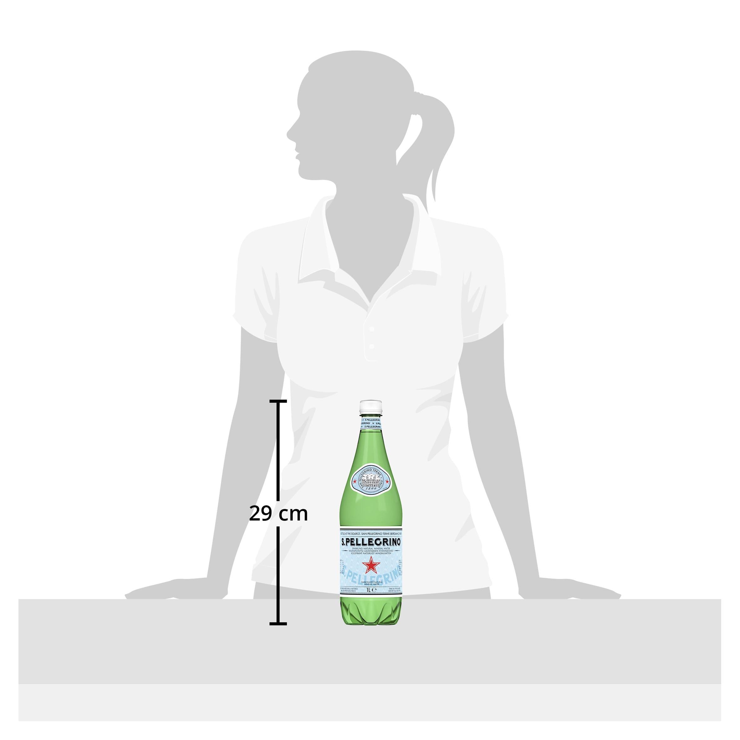 San Pellegrino sparkling mineral water 1L British product