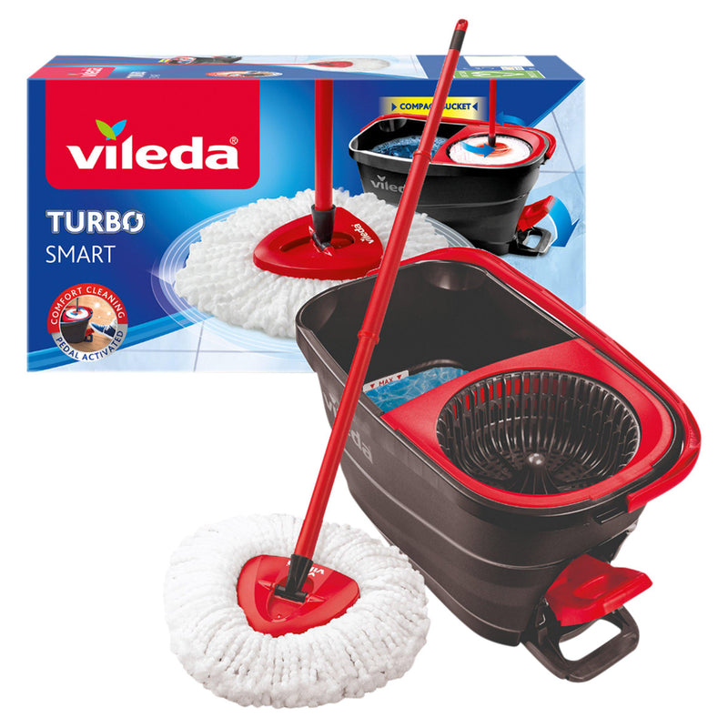 Vileda Smart Turbo spin mop cleaning system, UK version