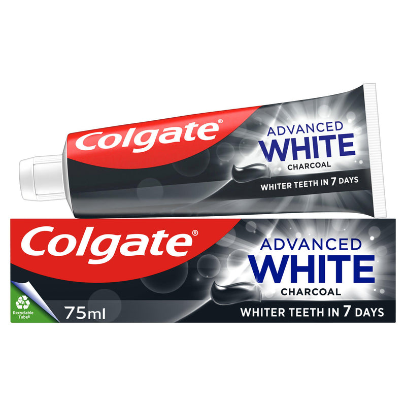 Colgate Advanced White Charcoal toothpaste 75ml (British brand)