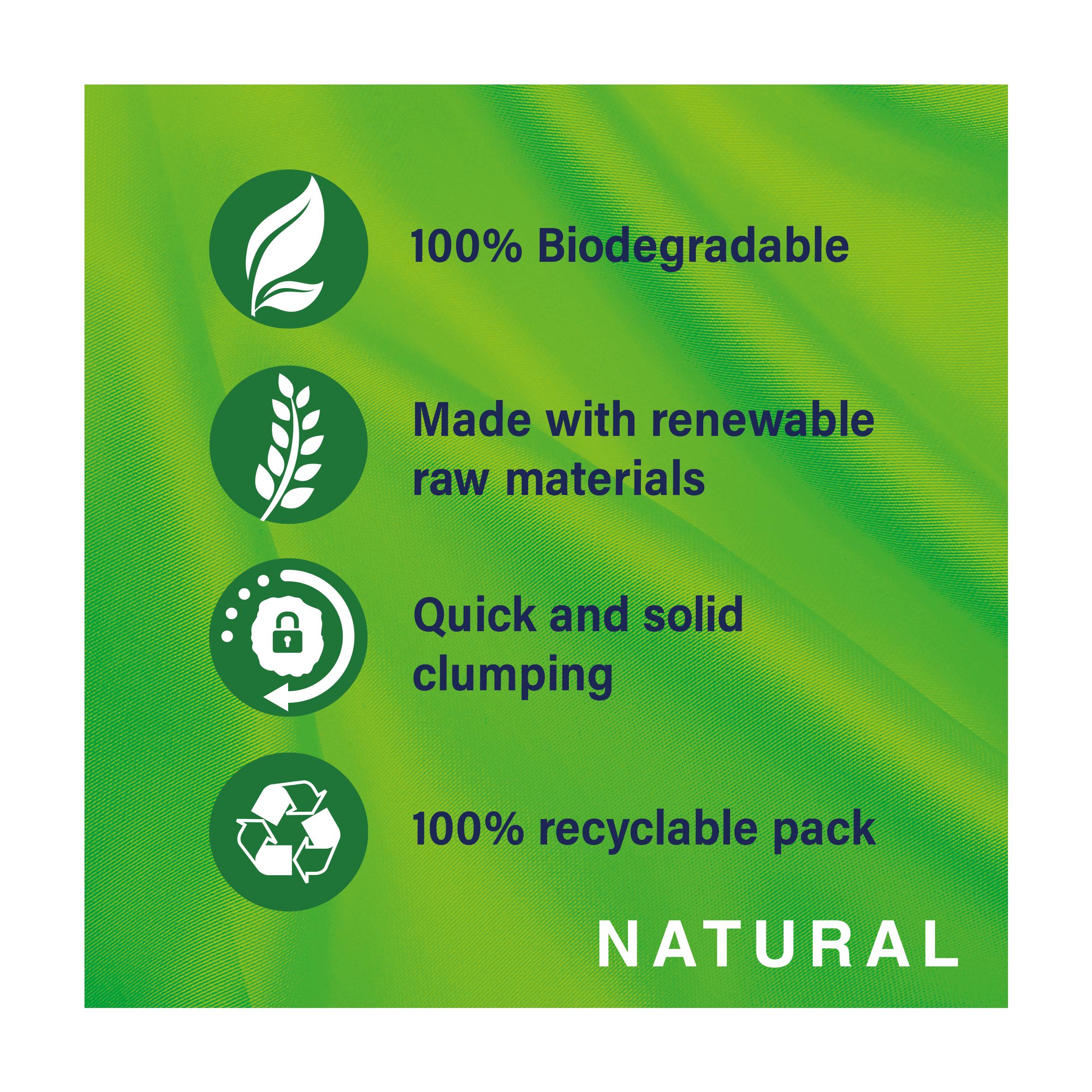 Catsan Natural Clumping Cat Litter 8L - British product