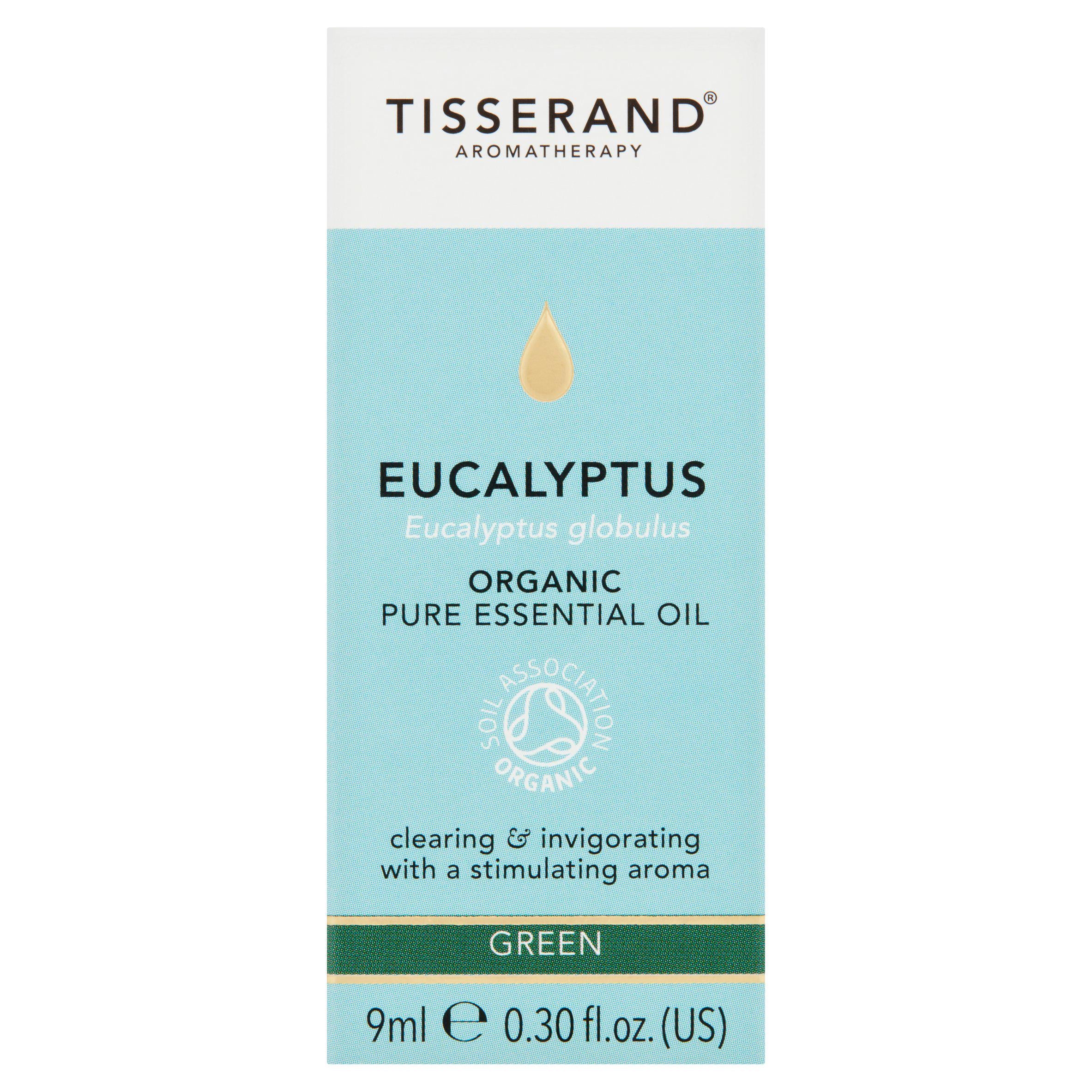 Tisserand Aromatherapy Green Eucalyptus Organic Pure Essential Oil 9ml