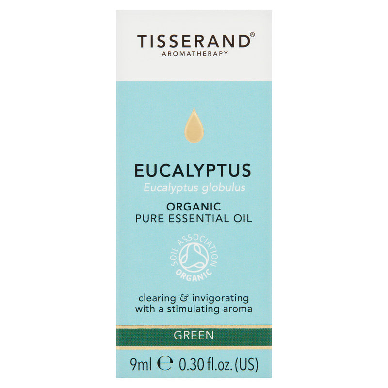 Tisserand Aromatherapy Green Eucalyptus Organic Pure Essential Oil 9ml