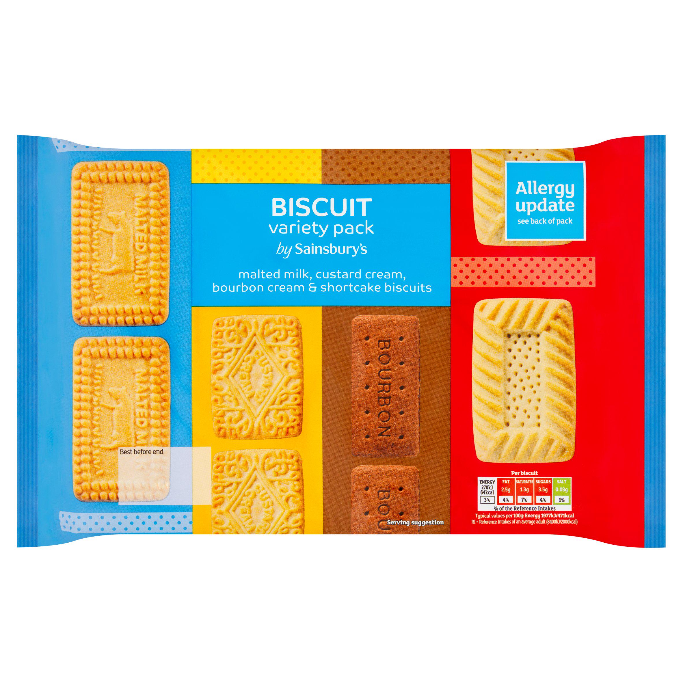 Sainsbury's Classic Biscuit Variety Pack 700g (British brand)