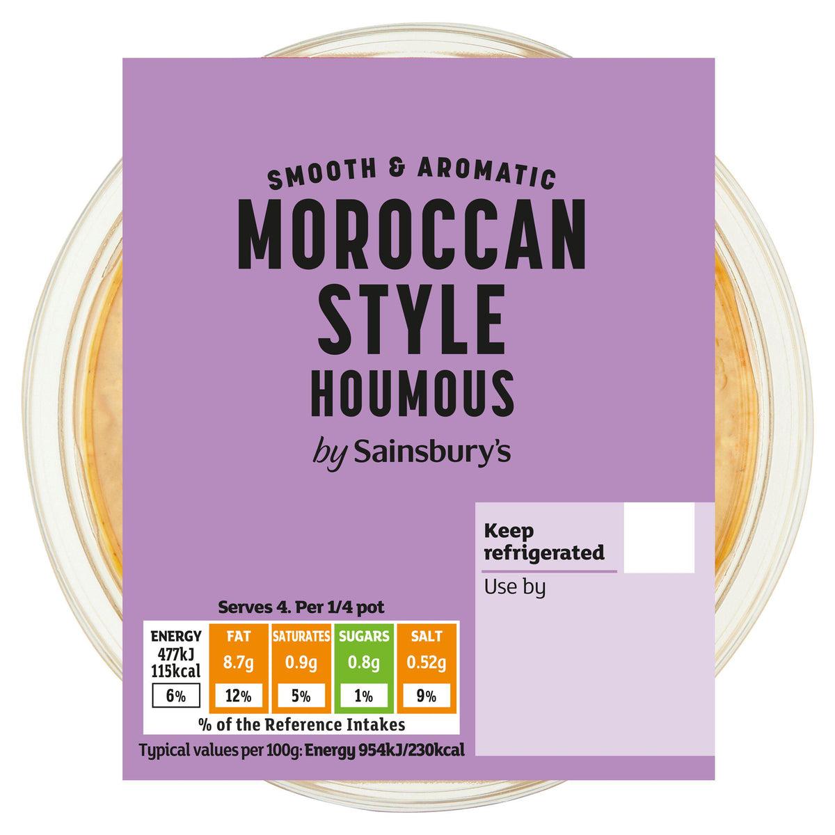 Sainsbury's Moroccan houmous 200g - British product